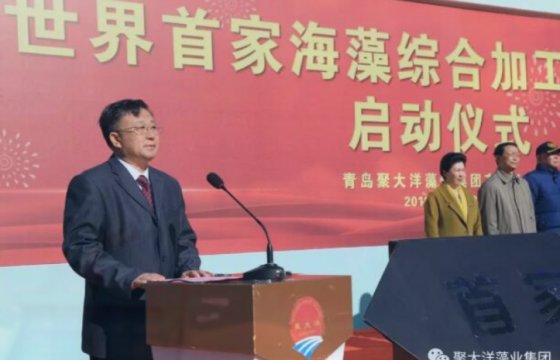 To promote the old and new kinetic energy conversion, make enterprise core competitiveness ---Gather Great Ocean Group  Launching ceremony of "The world's first comprehensive seaweed processing zone"