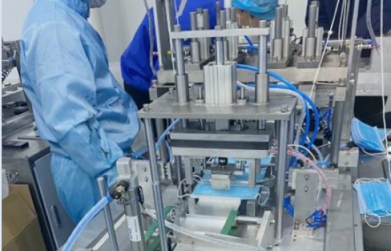 Create a new "hard core" to help the epidemic prevention war. GGOG's new medical mask production line put into production!